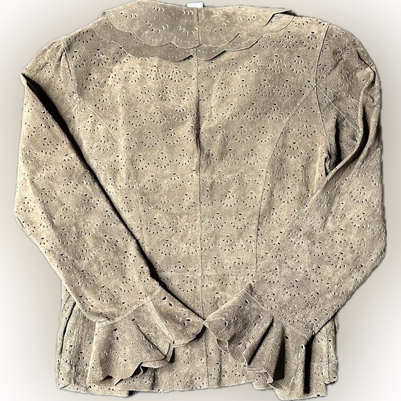 Coldwater Creek Suede Leather Jacket - Picture 5 of 7